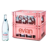 Evian Glass Bottle 12x1L