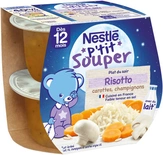 Nestle P'tit Souper Quinotto with Carrots & Parnsips from 8 months 2x200g
