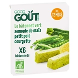Good Gout Organic Peas, Courgette & Cornmeal from 12 months 120g