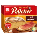 LU Pelletier whole wheat toast bread x 24 500g