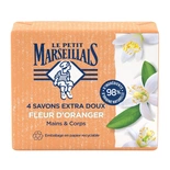 Le Petit Marseillais Orange blossom soap 4x100g